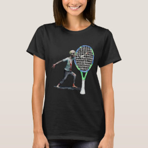 Halloween for Tennis Player with racket T-Shirt