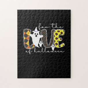 Halloween For The Love Of Halloween Birthday Jigsaw Puzzle
