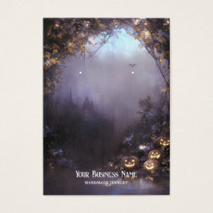 Halloween Forest Earring Display Card