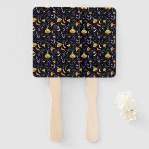 Halloween Forest Hand Fans