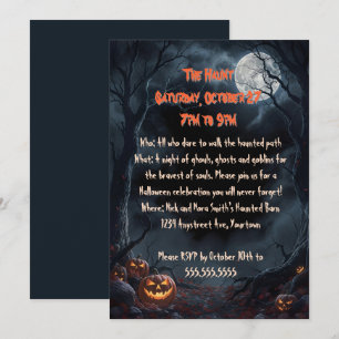 Halloween Forest Party Invitation