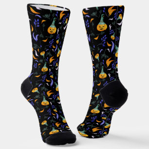 Halloween Forest Socks #2