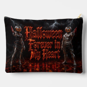 Halloween Forever In My Heart Gothic Pumpkin Jack Accessory Pouch