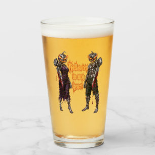 Halloween Forever In My Heart Gothic Pumpkin Jack Glass