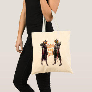 Halloween Forever In My Heart Gothic Pumpkin Jack Tote Bag