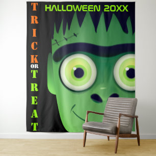 Halloween Frankenstein Monster Backdrop Tapestry