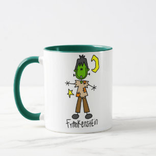Halloween Frankenstein Stick Figure Mug