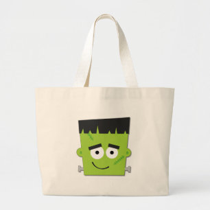 Halloween Frankenstein T-shirts and Gifts Large Tote Bag