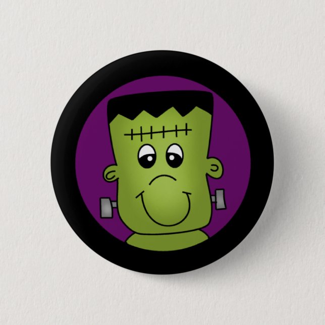 Halloween Frankie 6 Cm Round Badge (Front)