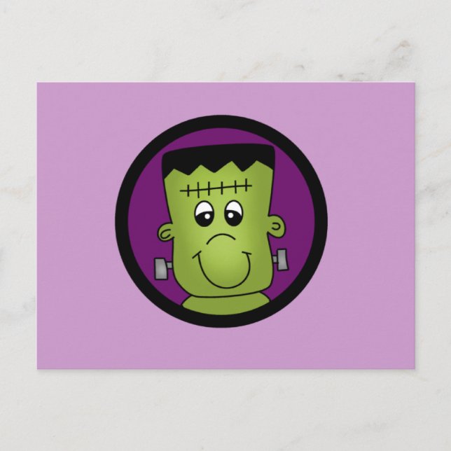 Halloween Frankie Tshirts and Gifts Postcard (Front)