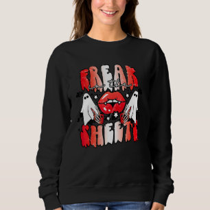 Halloween Freak In The Sheets Spooky Halloween Vam Sweatshirt