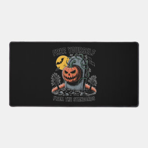 Halloween Free Yourself From The Standards.jpg Desk Mat