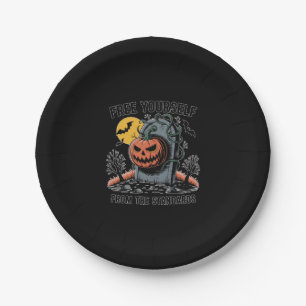 Halloween Free Yourself From The Standards.jpg Paper Plate