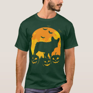Halloween French Bulldog Jack O Lantern Dog Pumpki T-Shirt