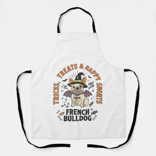 Halloween French Bulldog Trickster Apron