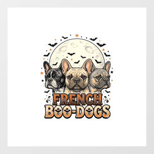 Halloween Frenchie Boo Dogs Funny Vintage_1