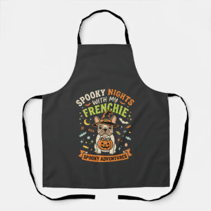 Halloween Frenchie Night Companion Apron