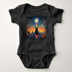 Halloween Frida  Baby Bodysuit