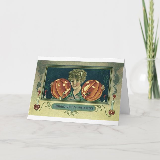 Halloween Friends - Pumpkins Card (Front)