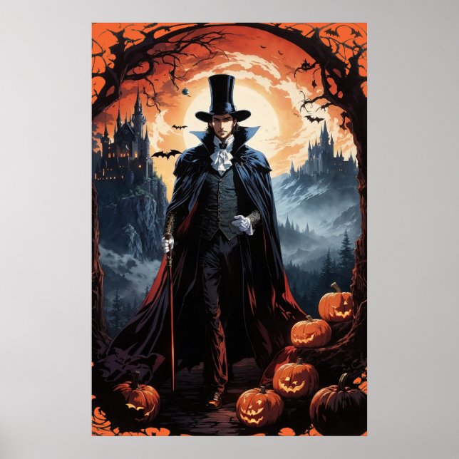 Halloween "Fright Night" Poster (Front)