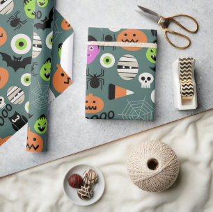 Halloween Fright Night Wrapping Paper