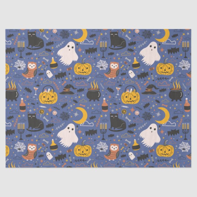Halloween Fright  Tissue Paper (Front)