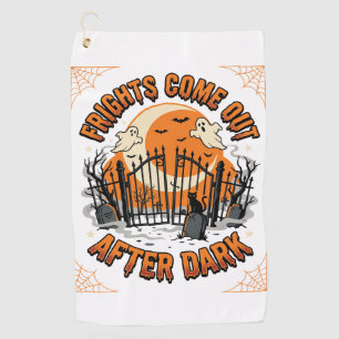 Halloween Frights After Dark Golf Towel