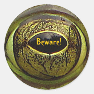 Halloween Frog Eye Classic Round Sticker