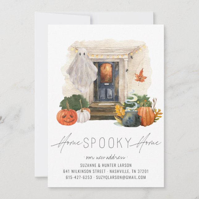 Halloween Front Door Moving Announcement (Front)