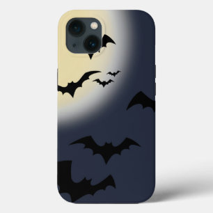 Halloween Full Moon With Bats iPhone 13 Case