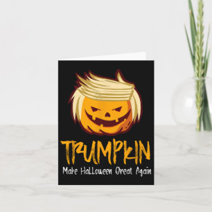 Halloween Fun Donald Trump Costume Gift Idea  Card