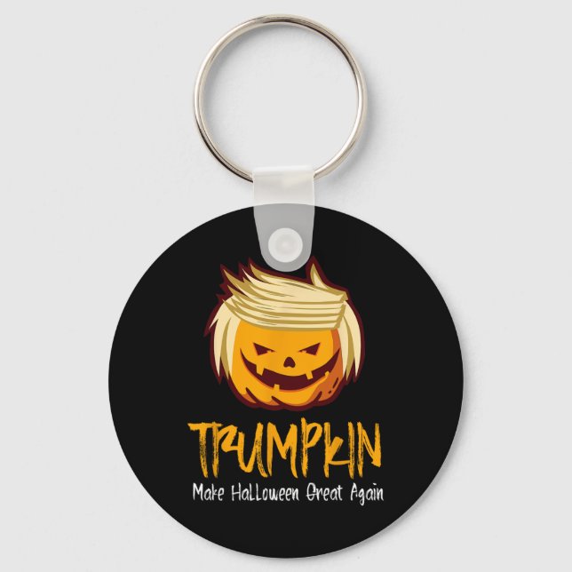 Halloween Fun Donald Trump Costume Gift Idea  Key Ring (Front)
