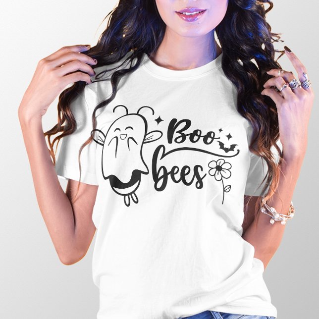 HALLOWEEN FUNNY BOO-BEES CUTE GHOST T-Shirt (Creator Uploaded)