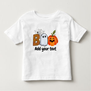Halloween Funny Boo Personalised Toddler T-Shirt