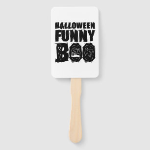Halloween FUNNY BOO T SHIRT Hand Fan
