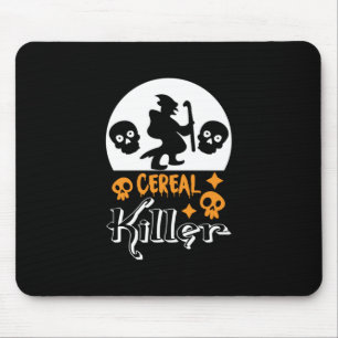 Halloween Funny Cereal Birthday Mouse Pad