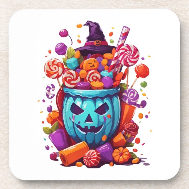 Halloween funny  coaster (Front)