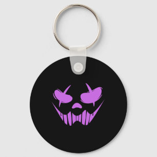Halloween Funny Creepy Spooky Face Men Women Boys Key Ring