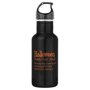 Halloween Funny Dictionary Definition 532 Ml Water Bottle