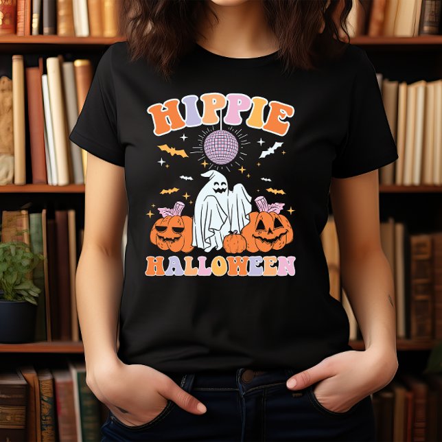 HALLOWEEN FUNNY DISCO GHOST HIPPIE HALLOWEEN T-Shirt (Creator Uploaded)