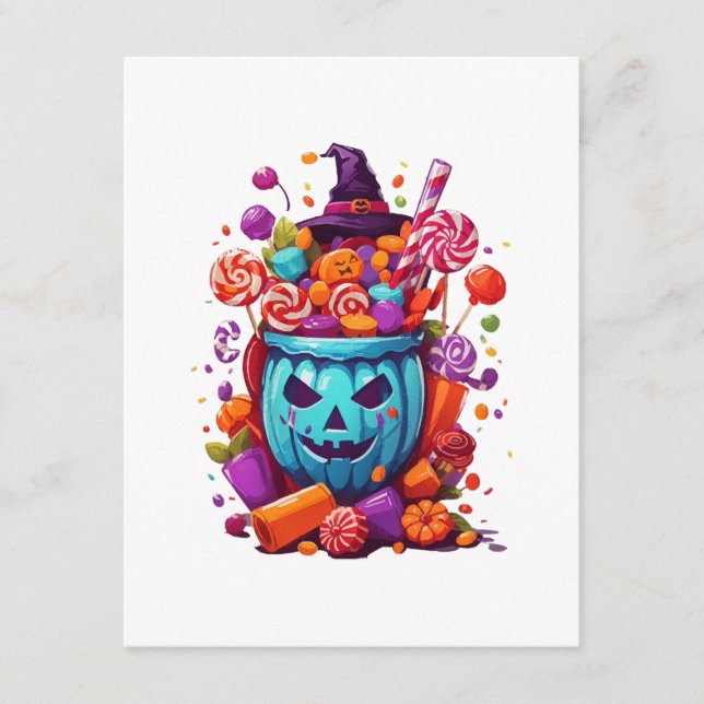 Halloween funny  enclosure card (Front)