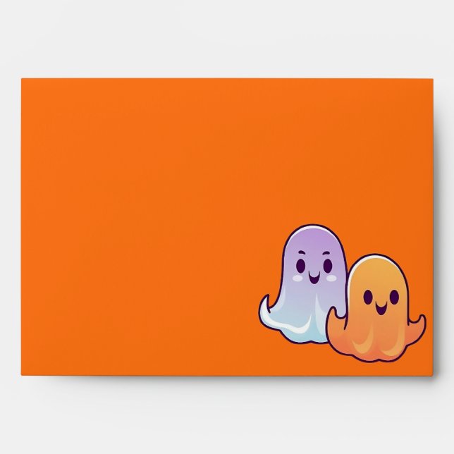 Halloween Funny Ghost Envelope (Front)