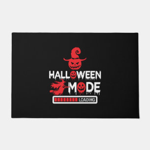 Halloween Funny Halloween Mode Loading Birthday Doormat