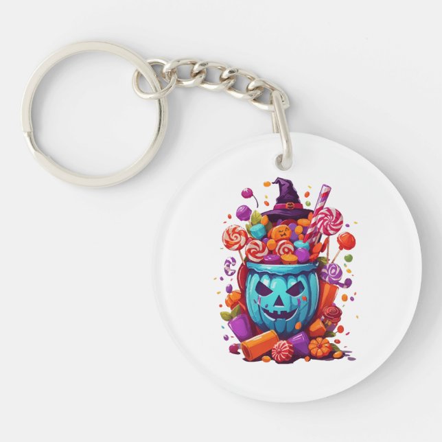 Halloween funny  key ring (Front)