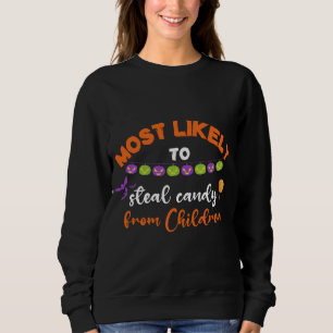 Halloween Funny Matching Family Pumpkin Carving Sweatshirt