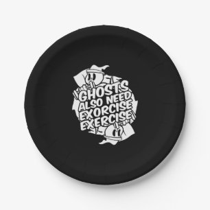 Halloween Funny      Paper Plate