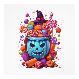 Halloween funny photo print