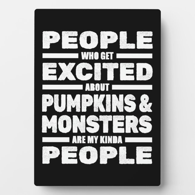 Halloween Funny  Plaque (Front)