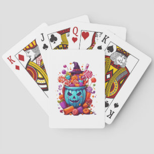 Halloween funny playing cards
