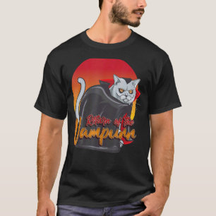 Halloween Funny Return Of The Vampurr Cat Vampire T-Shirt